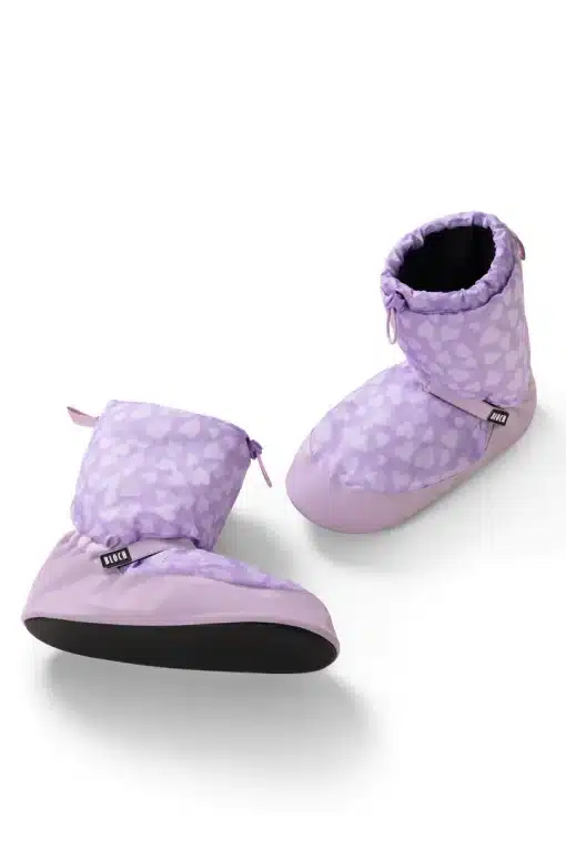 Warm Up Booties - Lilac Hearts - CHILD - Image 3