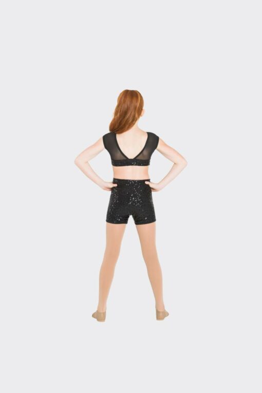 Sequin Biketard - Black - CHILD - Image 2