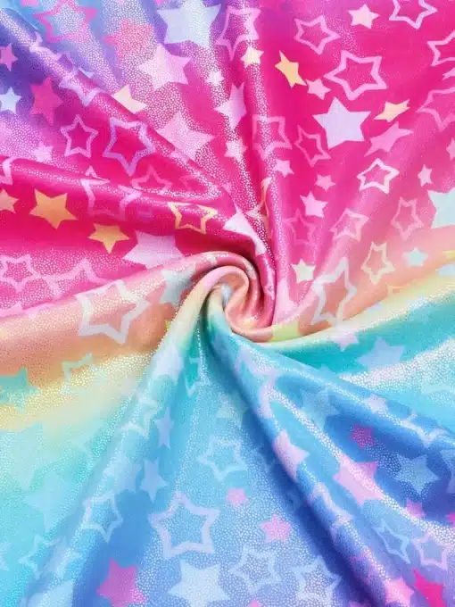 Long Sleeve Leotard - Rainbow Star - Image 3