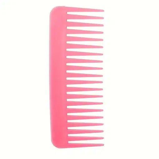 Wide Tooth Acrylic Comb - Large