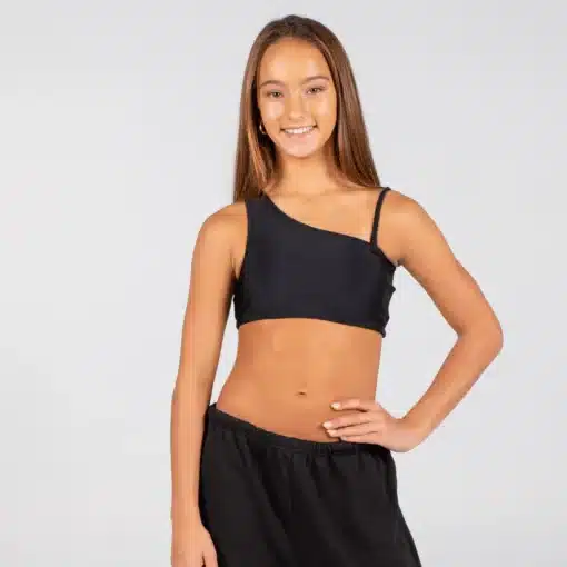 Tilly Crop Top - Black - CH/AD