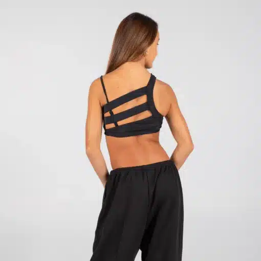 Tilly Crop Top - Black - CH/AD - Image 2