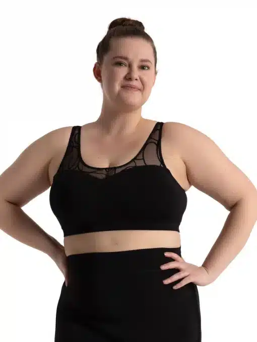 Beatrice Bra Top - Black - ADULT