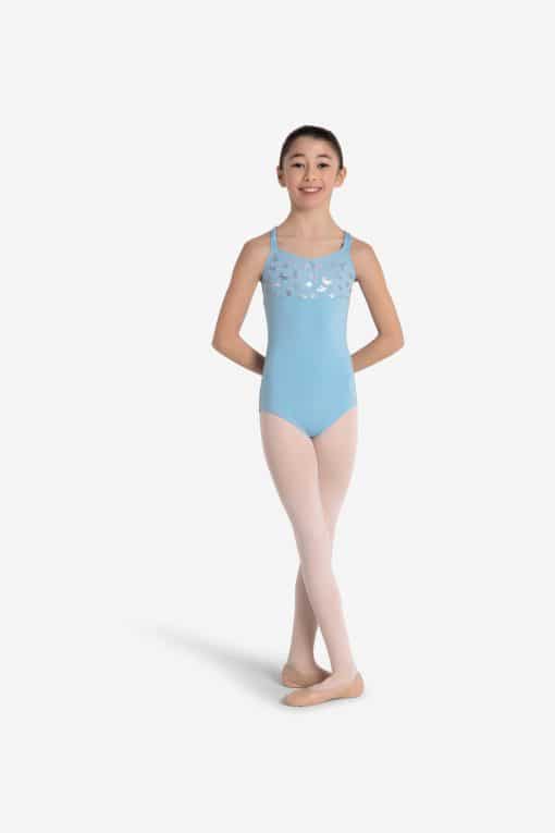 Butterfly Yara Leotard - Light Blue