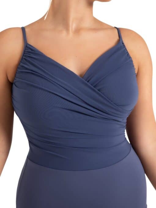 Rose Camisole Leotard - Dusty Blue - ADULT - Image 4