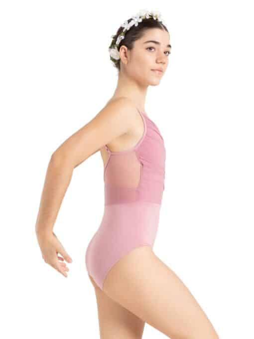 Rose Camisole Leotard - Dusty Pink - CHILD - Image 3