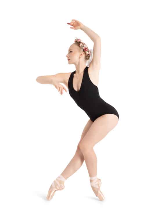 Chamomile Cross Back Leotard - Black - CHILD - Image 5