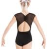 Daisy Cap Sleeve Leotard - Black - ADULT - Image 2