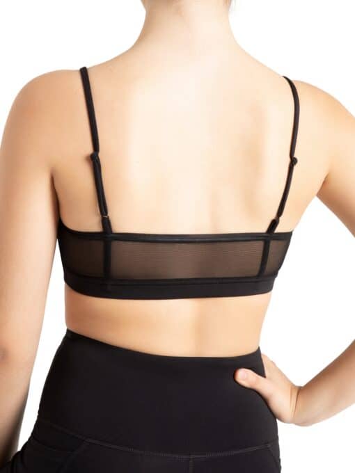 Irish Mesh Crop Top - Black - ADULT - Image 3