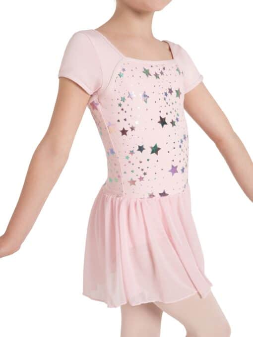 Stellar Short Sleeve Dress - Pink - CHILD - Image 2