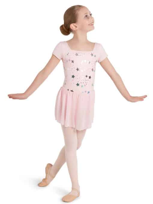 Stellar Short Sleeve Dress - Pink - CHILD