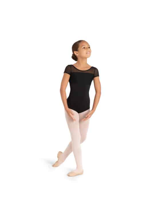 Galaxy Short Sleeve Leotard - Black - CHILD