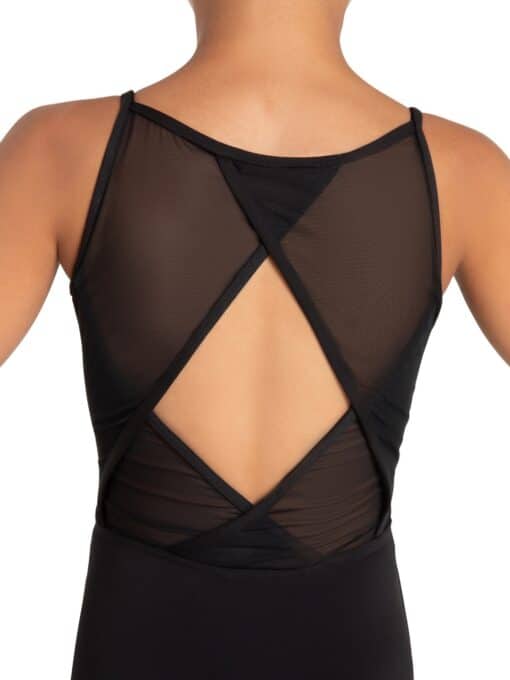 Astro Diamond Back Leotard - Black - CHILD - Image 4