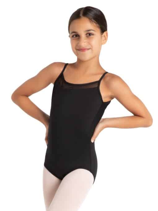 Astro Diamond Back Leotard - Black - CHILD