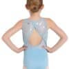 Astro Diamond Back Leotard - Blue - CHILD - Image 2