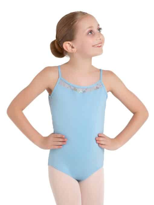 Astro Diamond Back Leotard - Blue - CHILD