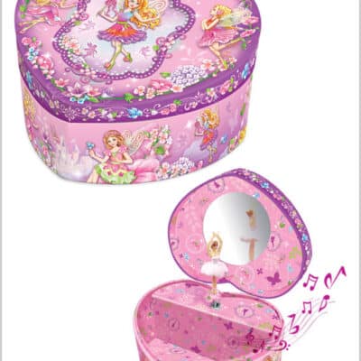 Heart Musical Jewellery Box - Fairy