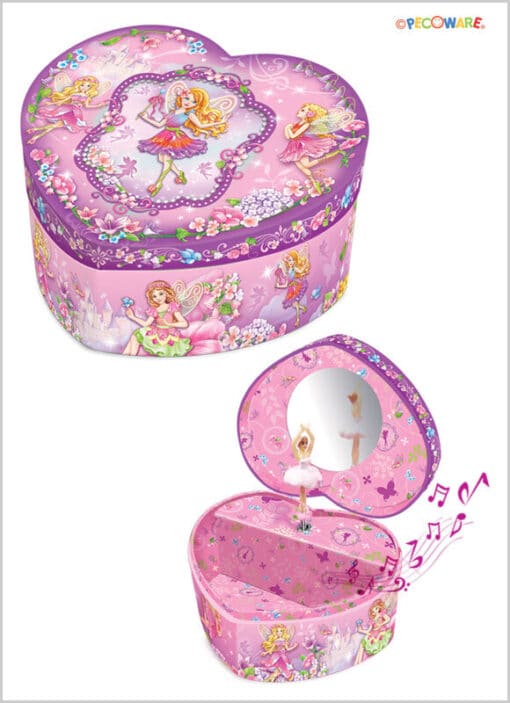 Heart Musical Jewellery Box - Fairy