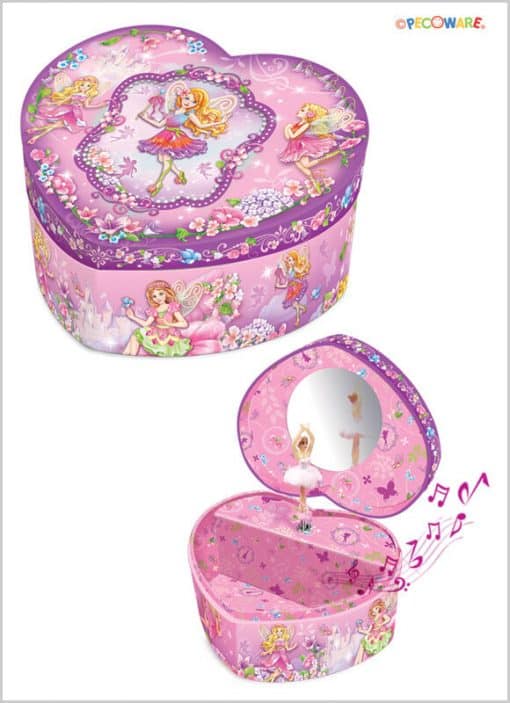 Heart Musical Jewellery Box - Fairy