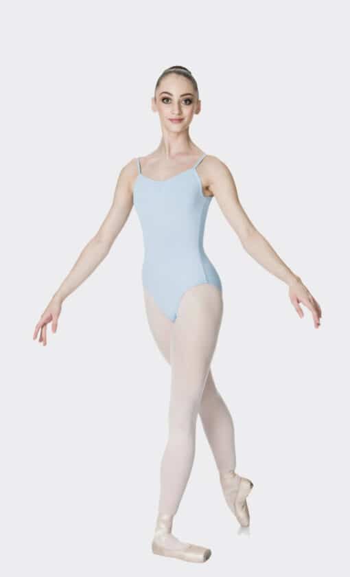 Camisole Strap Leotard - Pale Blue - CHILD
