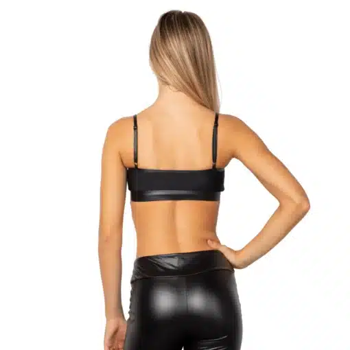 Distinct Crop Top - Black - Image 3