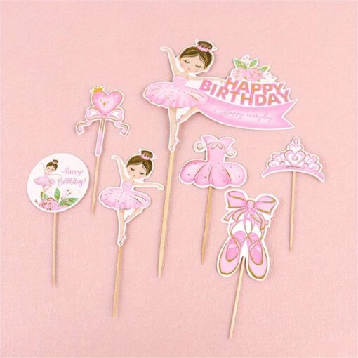 Ballerina Paper Cake Topper