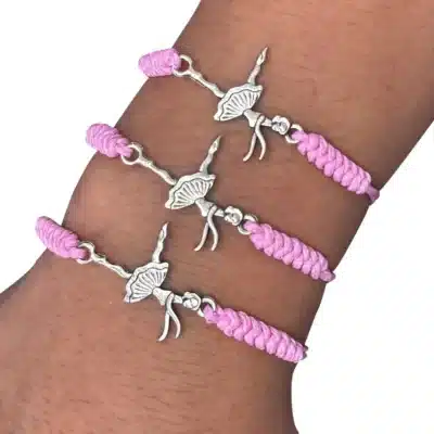 Never Miss a Chance to Dance Bracelet - Pink