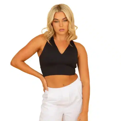 Excel Crop Top - Black - ADULT - Image 3