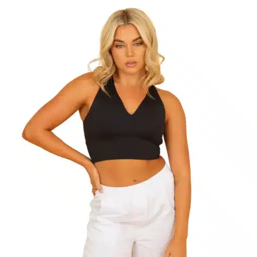 Excel Crop Top - Black - CH/AD - Image 3