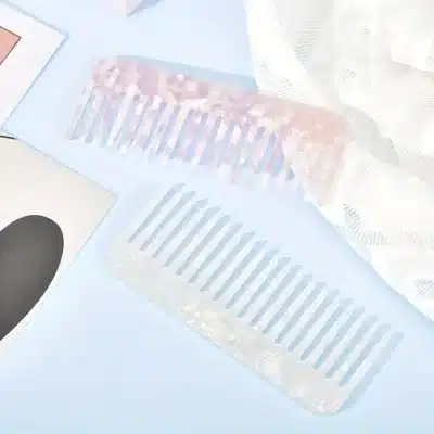 Wide Tooth Acrylic Comb - Small