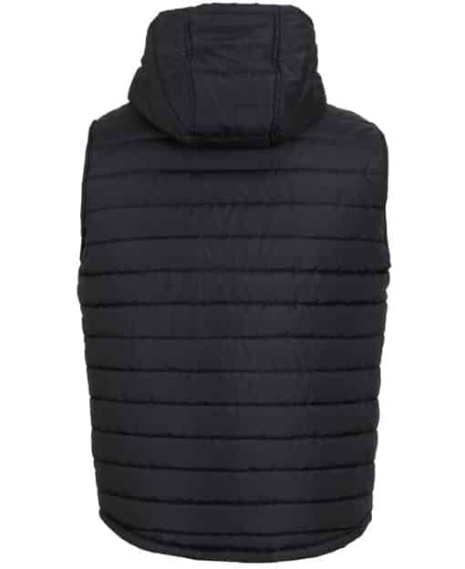 Hooded Puffer Vest - Black - ADULT - Image 3