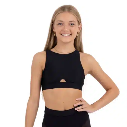 Triumph Crop Top - Black - CH/AD