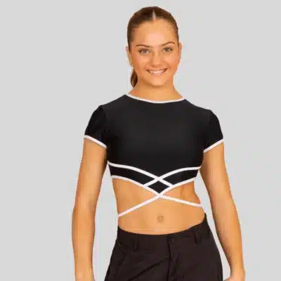 Influence Crop - Black/White - CH/AD