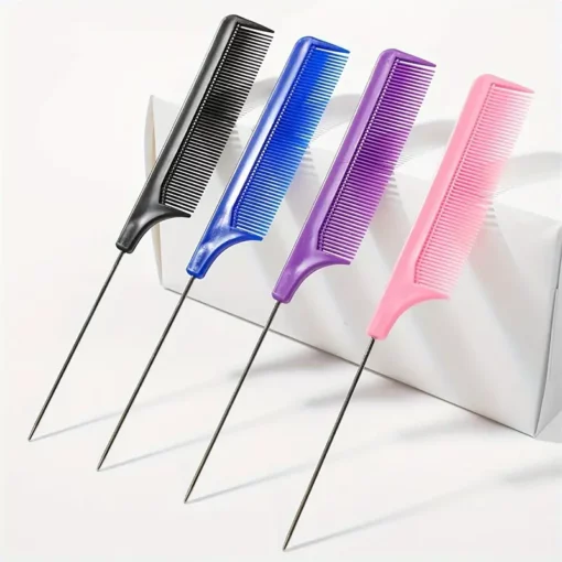Metal Tail Comb - Royal Blue - Image 2