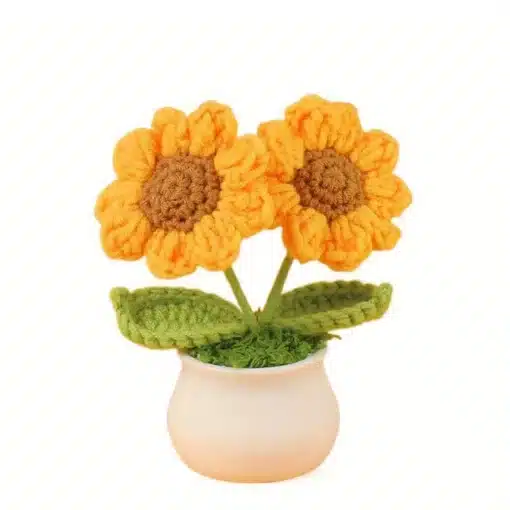 Crochet Mini Flower Pots - Image 7