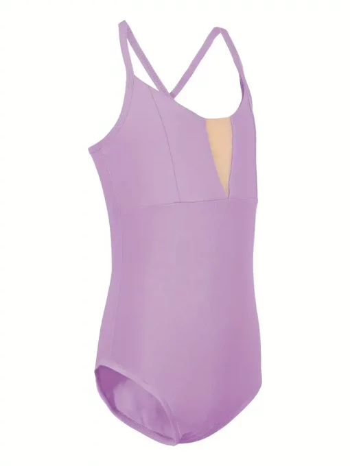 Cross Back Ballet Leotard - Jacaranda - Image 3