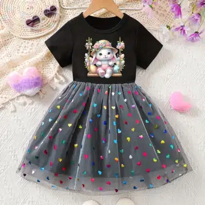 Bunny Tutu Dress - Black
