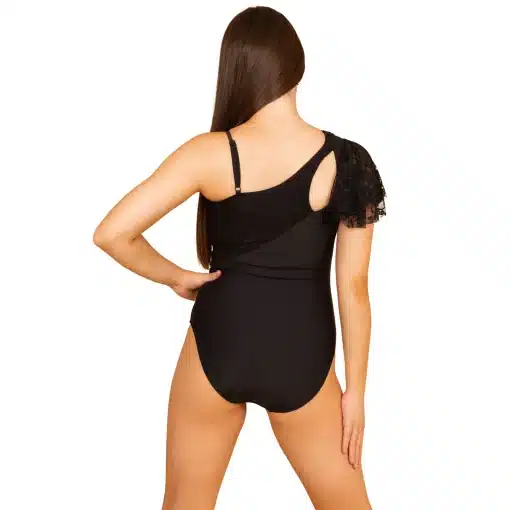 Impulse Lace Leotard - Black - CHILD - Image 3