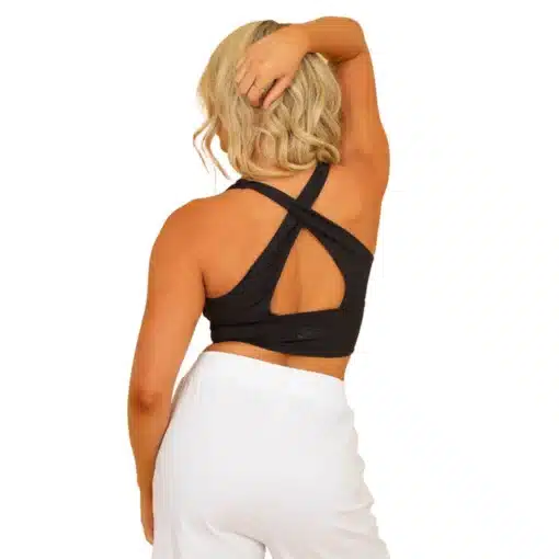 Excel Crop Top - Black - ADULT - Image 2