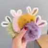 Bunny Ear Fluffy Scrunchie