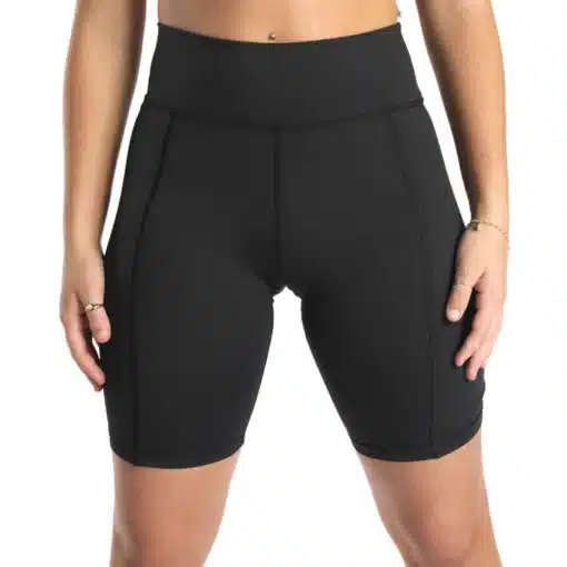 Creation Bike Shorts - Black - CH/AD - Image 2