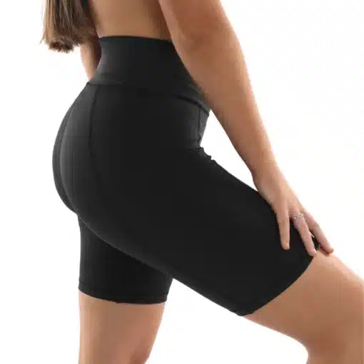 Creation Bike Shorts - Black - CH/AD - Image 4
