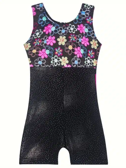 Gym Floral Unitard - 5yrs - Image 3