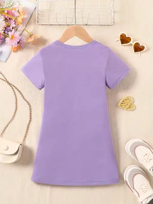 Bunny Bubblegum Dress - Purple - Image 2
