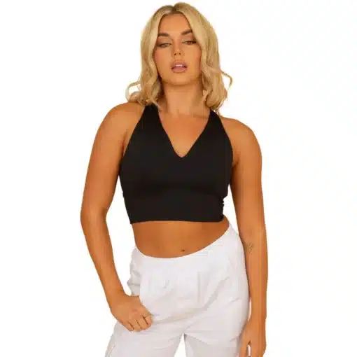 Excel Crop Top - Black - CH/AD