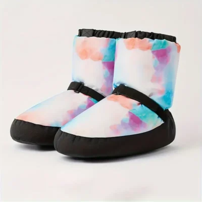 Warm up Booties - Rainbow Tie Dye