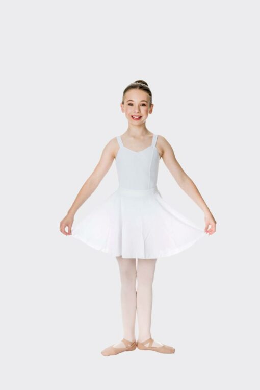 Full Circle Skirt - White - CHILD