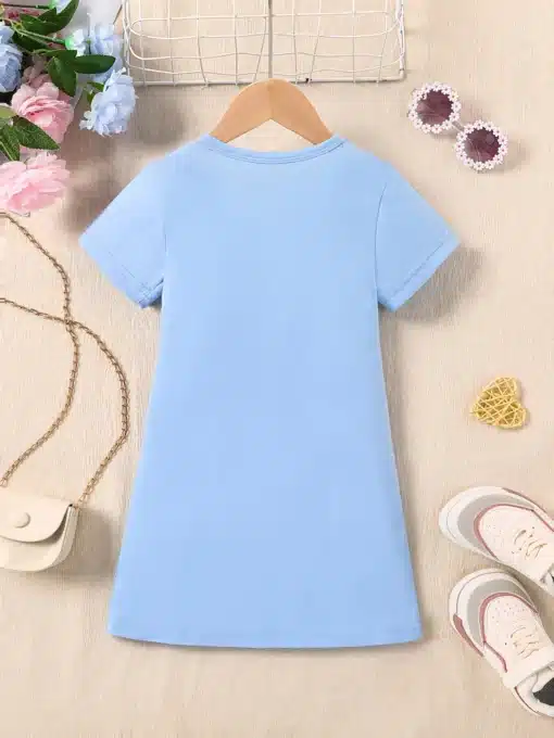 Bunny Bubblegum Dress - Blue - Image 2