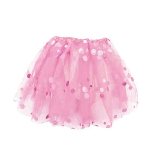 Pink Spotted Tutu Skirt - Pink - CHILD