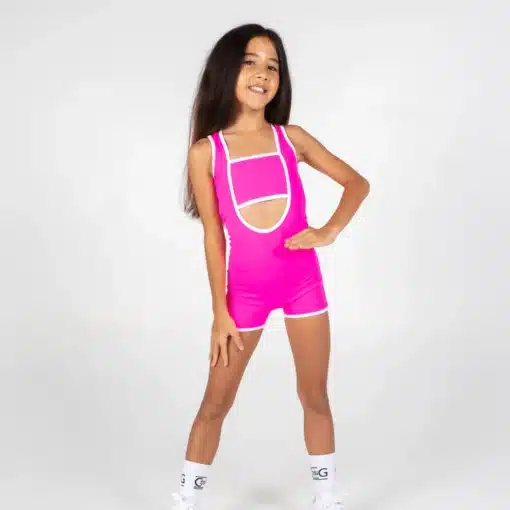 Exceed Unitard- CH/AD- LIPPY PINK